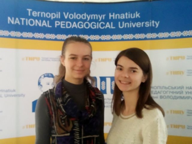 Талановиті філологині Нестерович Юліана і Полиняк Марія